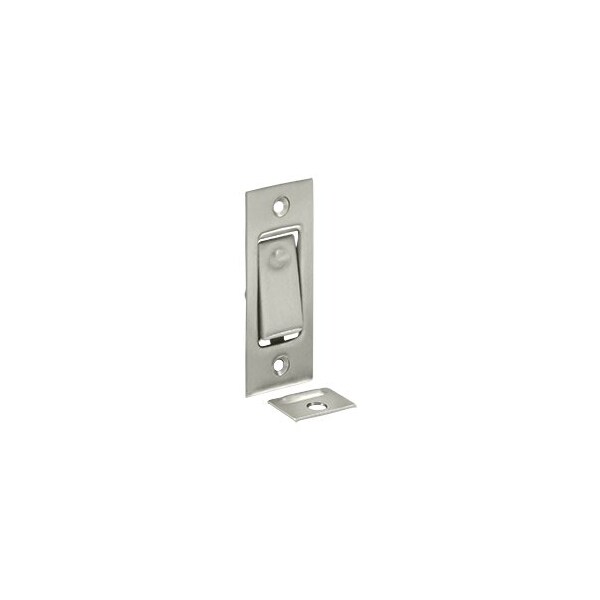 PDB42U15 Pocket Door Jamb Bolt Brushed Nickel, 10PK
